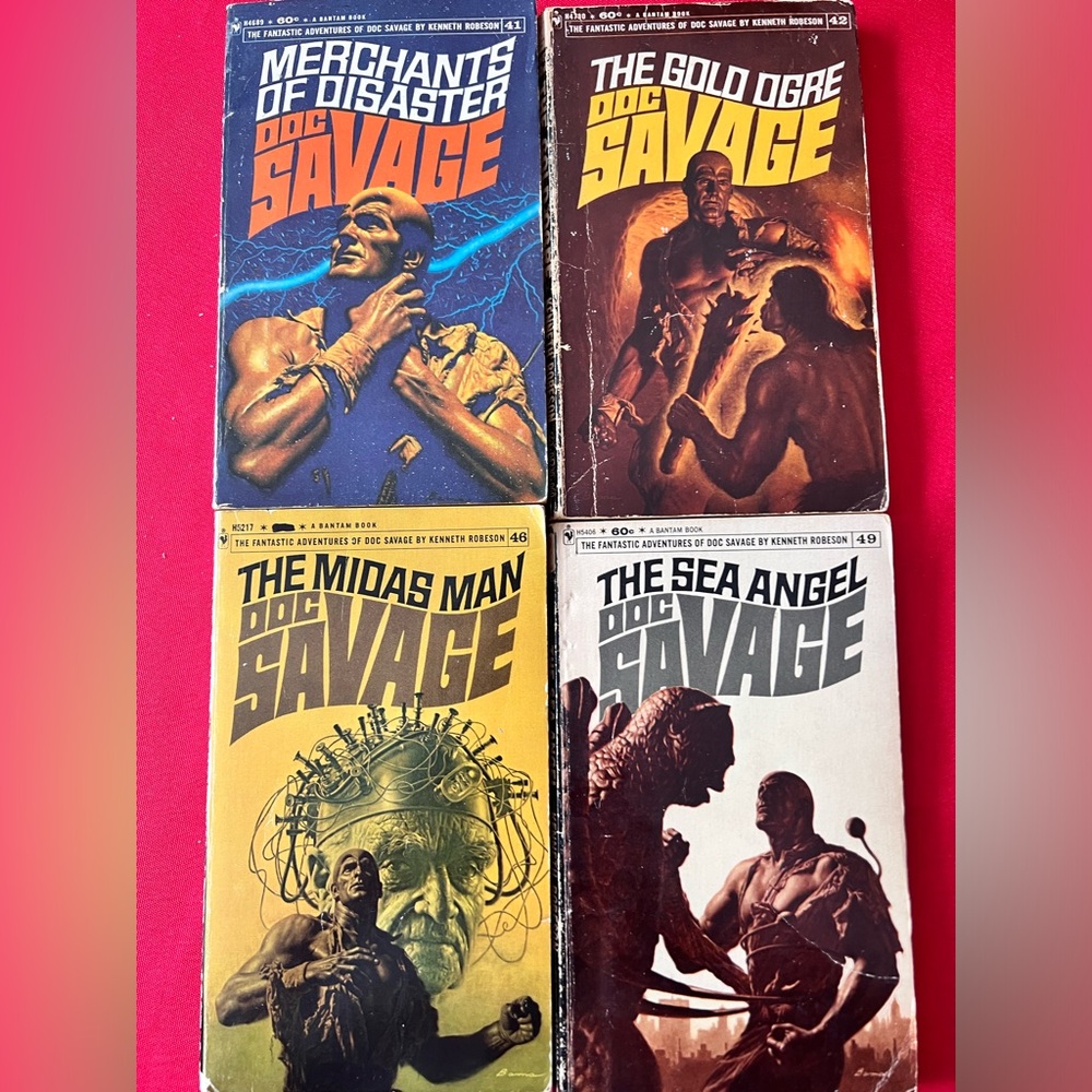 Doc Savage Books. 4 for $20 OR all 28 for $100